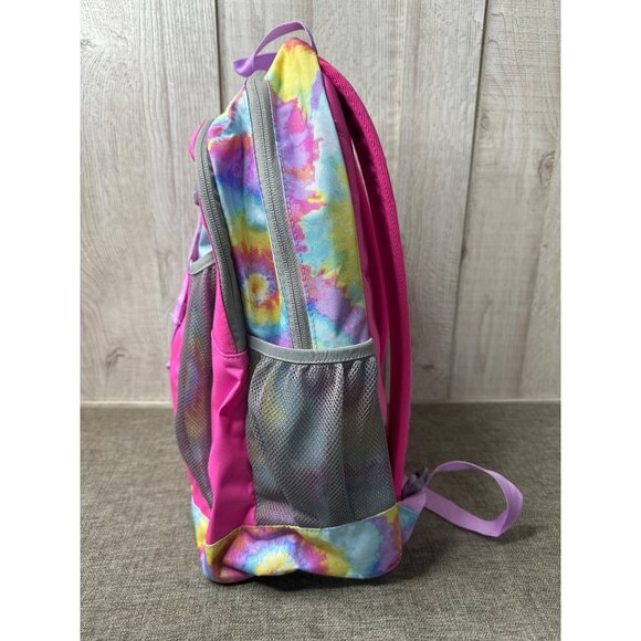 L L Bean Explorer Tie Dye Kids Backpack w/ Multiple Compartments & Adj Straps - Picture 7 of 12